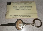 Vintage Uncut 1967 1968 General Motors Gm Key Blank Chain Corvette Corvair. Fixed Price $9.95.