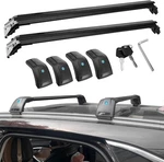 Fits For Nissan Kicks 2024 2025 Roof Cross Bar Curt Rack Rails Black. Fixed Price $103.55.