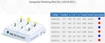 Microdont Usa Composite Polishing Mini Kit (3 Shapes: 2 Grit Sizes) 6PCS. Fixed Price $39.99.