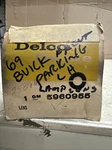 Gm 5960955 Lh Front Parking Lamp Lens 1969 Buick Lesabre & Wildcat Nos. Fixed Price $40.00.
