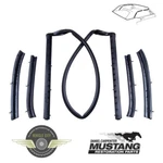 1965 1966 1967 1968 Mustang Convertible Top Weatherstrip Kit Pcs. Fixed Price $175.99.