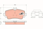 GDB1292 Trw Brake Pad Set, Disc For Mercedes-benz. Fixed Price $35.26.