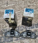 68-75 C3 Corvette Rear Hard Top Bow Lock Stud Housing Brackets--gm #3958897--NOS. Fixed Price $249.95.