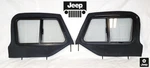 97 06 Jeep Wrangler Tj Upper Half Doors Sliding Window Top (pair) Black Oem. Fixed Price $379.95.