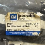Eckler's 25702 Corvette Seal Kit Rad Supt L82 79-81, 032797/1L11-07. Fixed Price $26.59.