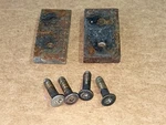 Corvette T-top Striker Plate Rear Alarm Switch Backing 78 79 80 81 82 Gm. Fixed Price $15.00.