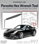 Porsche 997 Cabriolet Hard Top Hex Wrench Tool New Genuine 99656341301. Fixed Price $89.95.