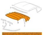 Gm Oem 14-19 Corvette Convertiblesoft Top Cover Components-headliner 22859605. Fixed Price $1037.73.