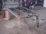 1967-79 Mg Midget Ah Sprite Converible Top Frame W/ Header And Clamps. Fixed Price $195.00.