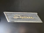 1959 Ford Retractable Skyliner Roof Side Script Chrome Molding Fairlane Trim Oem. Fixed Price $74.99.
