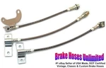 Stainless Brake Hose Set Ford Thunderbird 1971. Fixed Price $149.99.