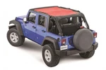 Mastertop 14221402 Shademaker Freedom Mesh Bimini Plus For 07-18 Jeep Jk 4DR. Fixed Price $83.99.