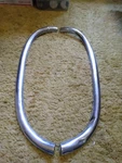 C1 Corvette 61-62 Rear Lh-rh Pair W/clips Decklid Stainless Trim Moldings Read!. Fixed Price $379.00.