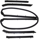 1965-1968 Ford Galaxie 500 & Xl New Convertible Top Frame Weatherstrip Seal Set. Fixed Price $400.67.
