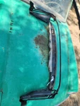 Triumph Spitfire 1500 Convertible Top Frame Original Used Not Complete Latch Oem. Fixed Price $255.00.