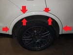 11 12 13 14 15 16 17 18 Porsche Cayenne Right Rear Quarter Molding White LC9A. Fixed Price $129.00.