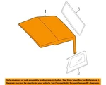 Chrysler Oem 97-00 Wrangler Cover Components-folding Top 5FM99TX7AC. Fixed Price $570.50.