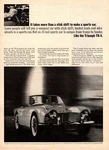 1963 Standard Triumph Motor Company TR-4 Convertible Roadster Vintage Print. Fixed Price $9.95.