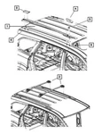 Genuine Mopar 2014-2020 Dodge Journey Roof Rail Rear Left 68219835AB. Fixed Price $195.20.