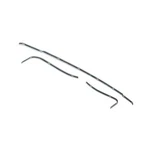 MM-243 Scott Drake Convertible Top Rear Tack Strip Set. Fixed Price $255.95.