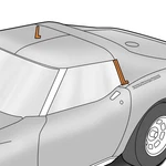 1969-1977 C3 Corvette Rear Window Vertical Seals Pair 3995013 3995014. Fixed Price $145.95.