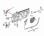 New Mercedes-benz Slk R172 Front Left Top Door Hinge A1717200537. Fixed Price $164.87.