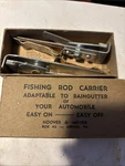 Fishing Vintage Drip Rail Rod Pole Carrier Rack Roof Mount Linden Pa.. Fixed Price $179.00.
