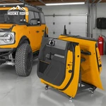 Hooke Road Door Storage Movable Cart Sliding Rack For 1981-2026 Jeep Wrangler. Fixed Price $119.99.