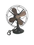 Antiq. Model 2417B R&m Electric Brass Blades Robbins Myers Osc. Fan/ Parts. Fixed Price $99.99.
