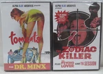 Grindhouse Dvd 2-PACK! 5 Movies! Zodiac Killer, Tomcats, Dr. MINX...(2PC73). Fixed Price $24.95.