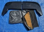 1971-1976 Black Cadillac Eldorado Convertible Parade Boots W/ Leather Bag Cover. Fixed Price $575.00.