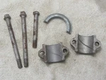 Model Ford Engine Main Bearing Caps New Bolts Babbit. Fixed Price $29.99.