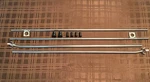 Stainless Steel Whitco Soft Top Rods W/ Bushings Hardware Jeep CJ5 Made Usa!. Fixed Price $215.95.