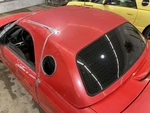 02-05 Ford Thunderbird Hard Top Roof Panel Torch Red D3 (faded). Fixed Price $400.00.