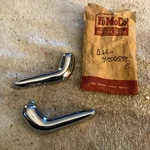 Nos 1957 Ford Thunderbird Convertible Top Rear Lock Handles Baa 4050558-B, 0559B. Fixed Price $55.96.