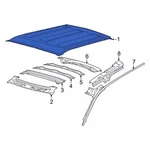 Genuine Ford Roof Panel M1PZ-7850202-B. Fixed Price $388.75.