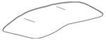 Genuine Gm Jet Black Headlining Trim Panel 23260737. Fixed Price $534.83.