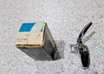 56-62 Corvette Rh Soft Top Front Header Latch (short HANDLE)-GM#3716390--NOS. Fixed Price $199.95.