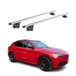 Roof Rack Cross Bars Luggage Carrier For Alfa Romeo Stelvio 2018-2026 Alu Grey. Fixed Price $99.99.