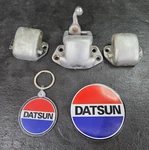 1968-1970 Datsun Roadster 1600 2000 Convertible Top Lock Latch Bracket Set #1. Fixed Price $59.95.
