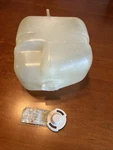 Vintage Fiat 124 Spider Coolant Recovery Tank With Nos Cap & Gasket.. Fixed Price $35.00.