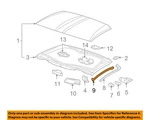 Gm Oem 05-13 Corvette Top Components-upper W'strip Retainer 15904996. Fixed Price $122.78.