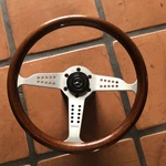 Mercedes 350 Se Momo Wood Steering Wheel 250SL 280SL Made Italy. Fixed Price $950.00.
