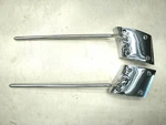 1963 Ford Convertible Chrome Sunvisor Brackets Galaxie Full Size New *. Fixed Price $154.99.
