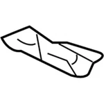 Genuine Ford Reinforcement 6L3Z-1850222-A. Fixed Price $37.32.