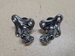 Nos Gm 41 42 46 47 48 49 50 51 52 53 54 Chevy Chrome Sun Visor Brackets Pair. Fixed Price $122.37.