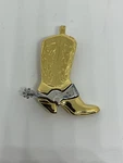 Goldtone/silvertone Premier Designs Boot/spur Convertible Pin Brooch Pendant. Fixed Price $9.95.
