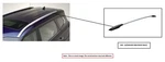 Lh Blk/slv Roof Rail Oem 2017 Dodge Journey. Fixed Price $105.00.
