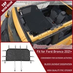 Front Sun Shade Blocker Top Mesh Net Bikini Cover Ford Bronco 2021+ Black. Fixed Price $37.99.