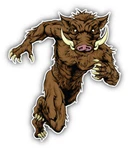 Car Sticker Runs Wild Boar K3279 - 12CM. Fixed Price $9.53.